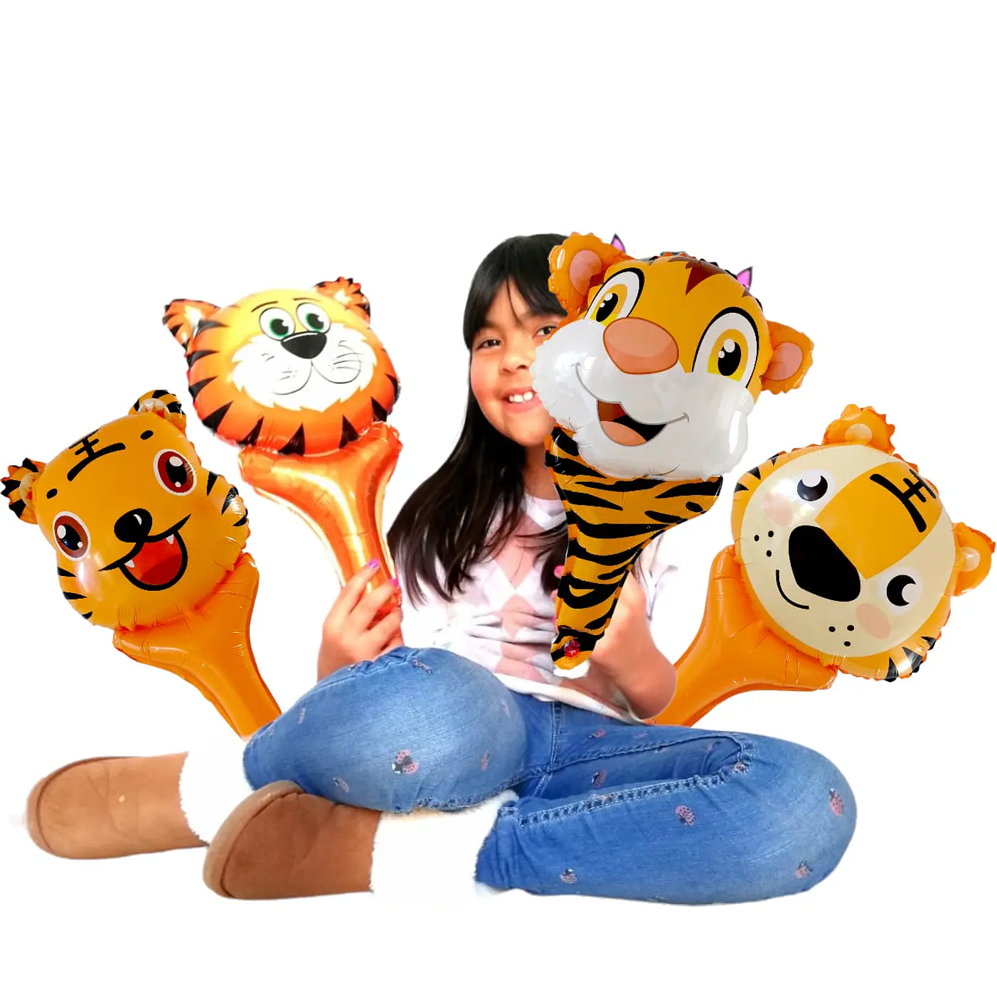 12 Globos mazo animales 42 cm 3
