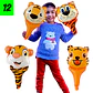12 Globos mazo animales 42 cm - Miniatura 1
