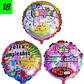 18 Globos Cumpleaños 20 cm - Miniatura 1
