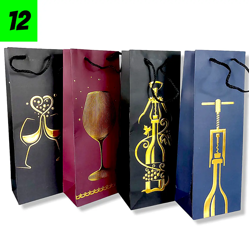 12 Bolsas para Vinos y Licor 36 cm 11