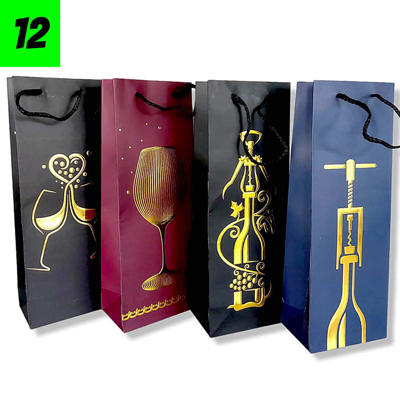 12 Bolsas para Vinos y Licor 36 cm 11