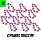 12 Collares tricolor fiestas patrias - Miniatura 1