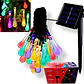 Juego Luces Solar Gotas De Agua 30 Led 6 Metros decoracion terraza / Jardin - Miniatura 1