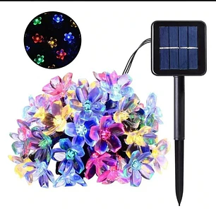 Luz Solar Flores 30 Led 6 Metros