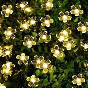 Luz Solar Flores 30 Led 6 Metros
