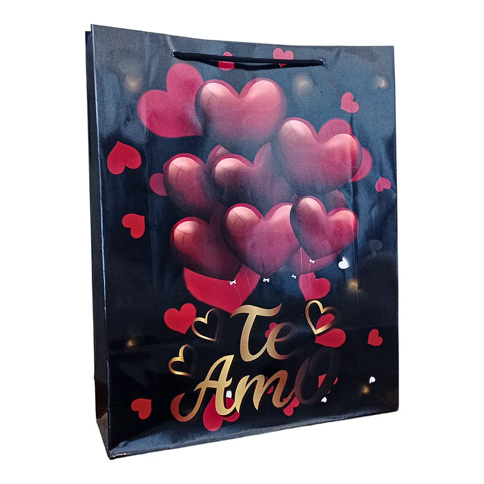 12 Bolsas Lisas Te Amo 40 cm 10