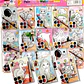 Set 20 Laminas Para Pintar  dobles con acuarela /pincel  + laberinto - Miniatura 2