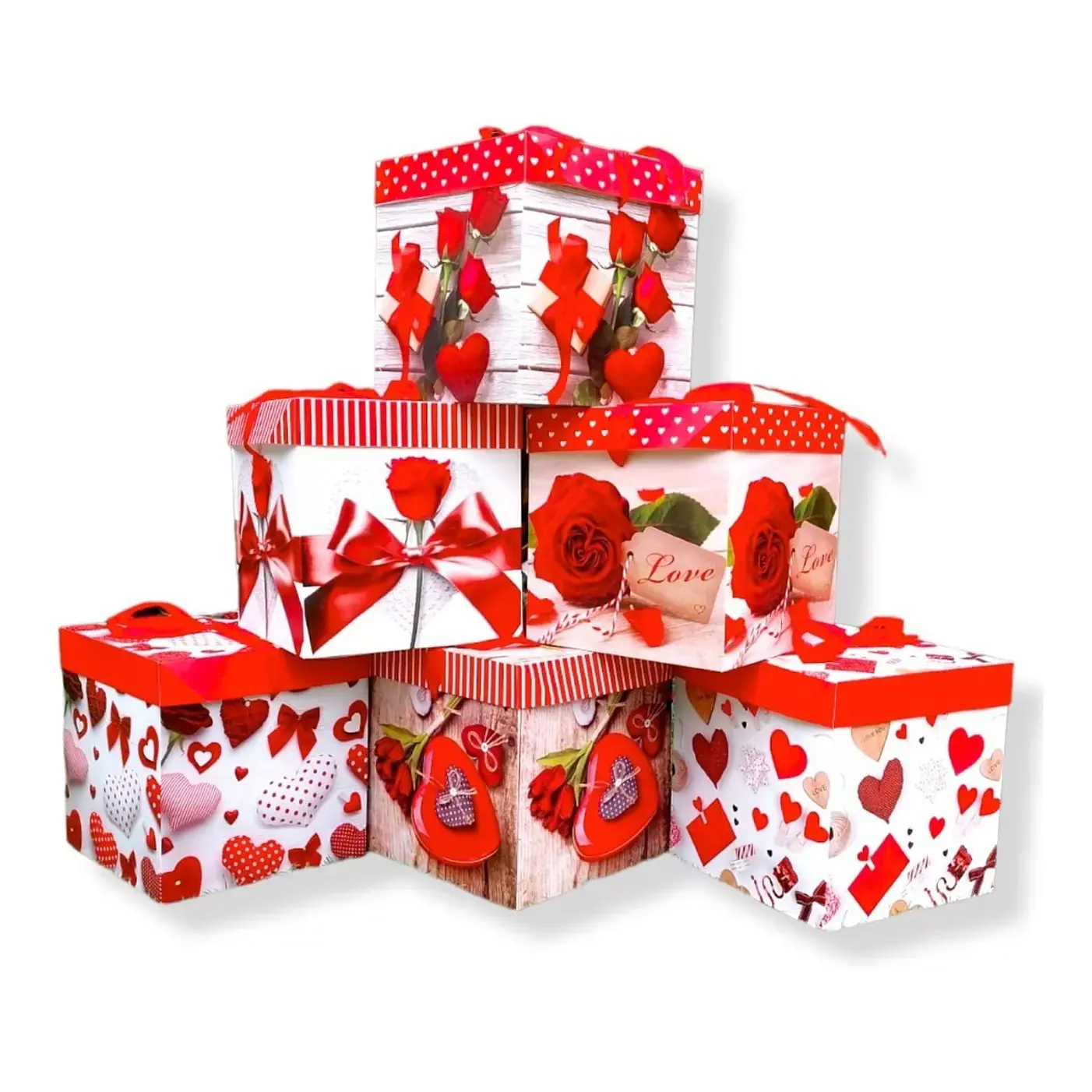 12 Cajas de regalos día del amor 22 cm 1