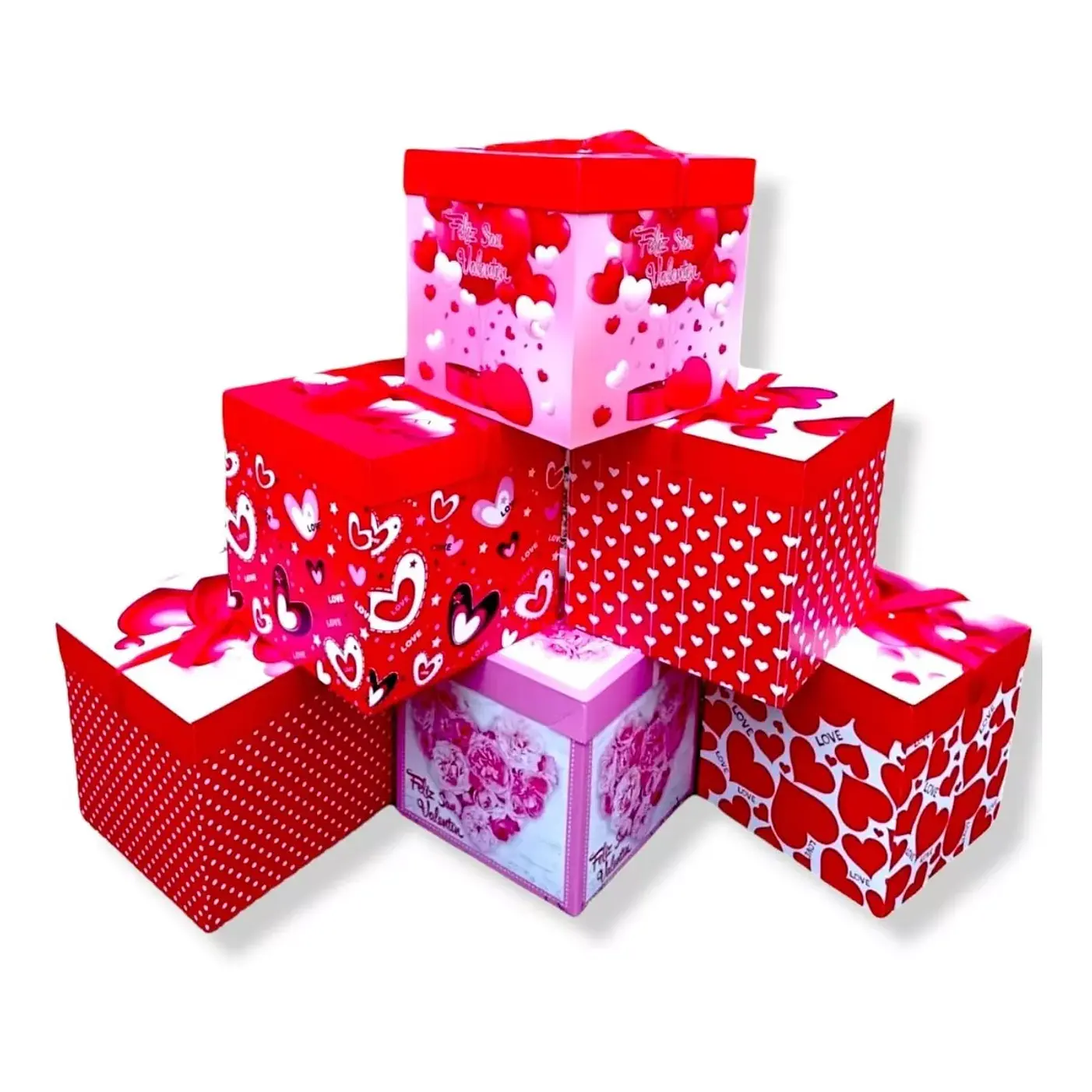 12 Cajas de regalos día del amor 22 cm 5