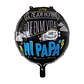 12 Globos día del padre metálicos 45 cm con varillas - Miniatura 7