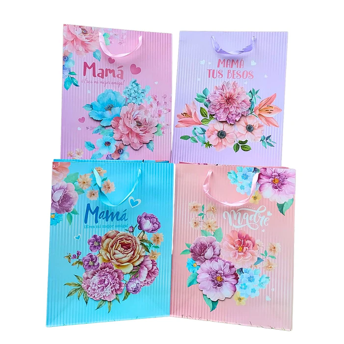 12 Bolsas de Regalos Premium Dia de la Madre  40 cm 2