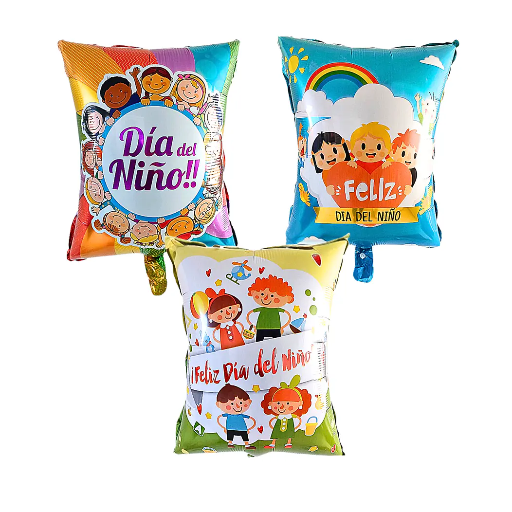 12 Globos feliz día del niño 60 cm 1