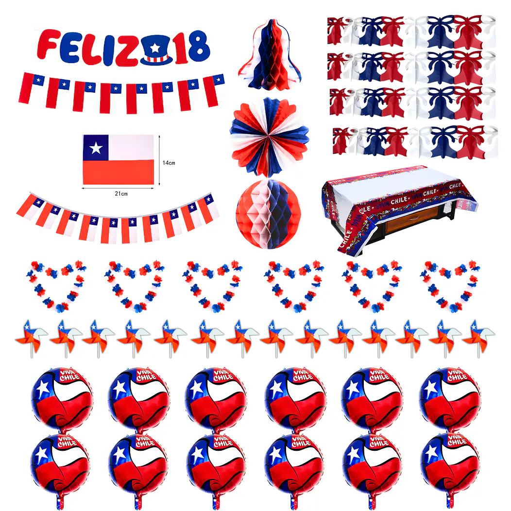 Pack Decoración Fiestas Patrias Guatón Loyola 1