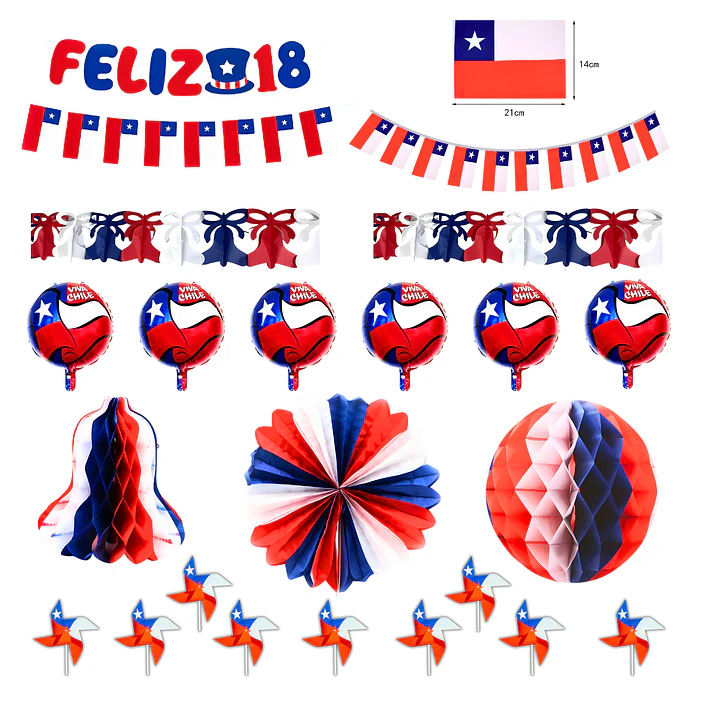 Pack Decoración Fiestas Patrias La Consentida 1