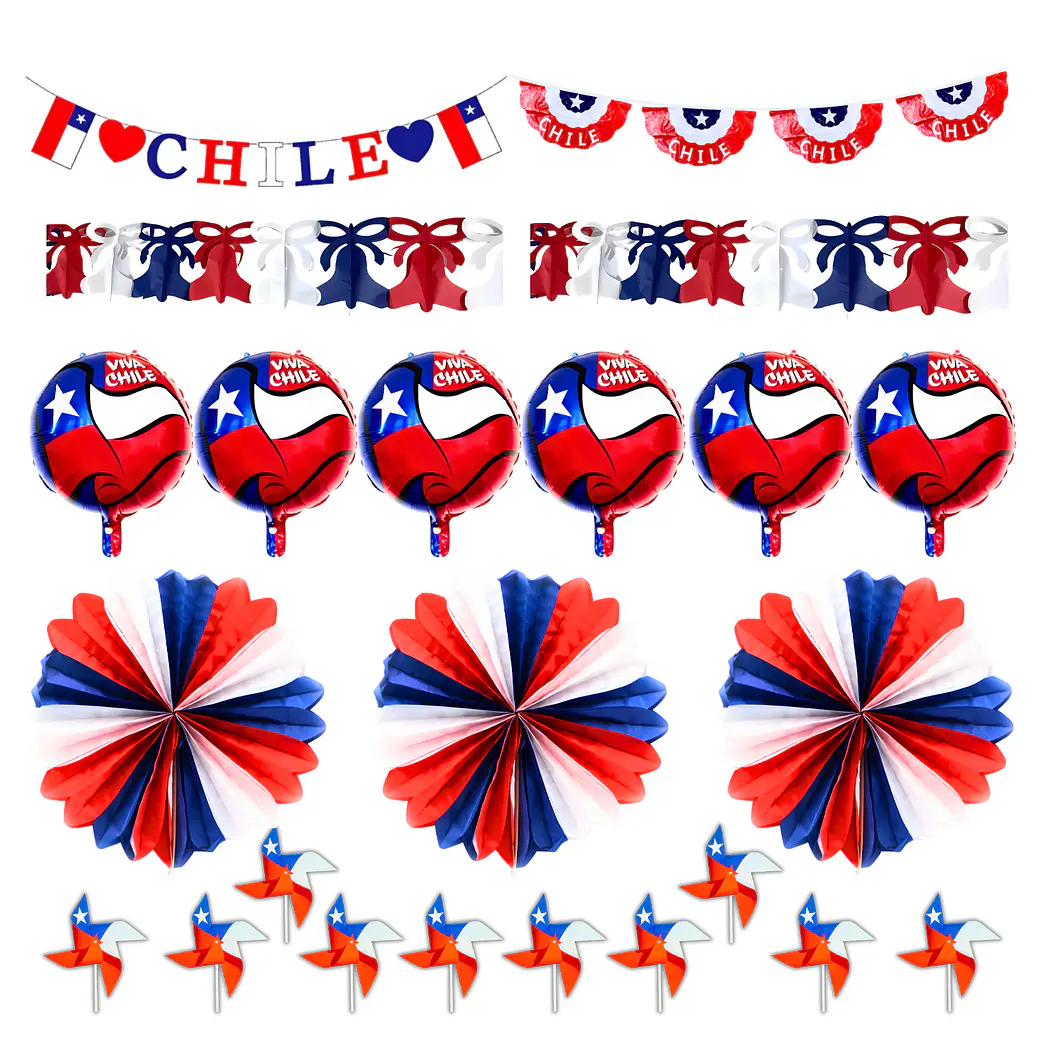 Pack Decoración Fiestas Patrias La Consentida 2 1