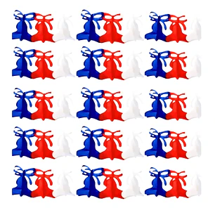 Pack 10 Guirnalda campana tricolor papel 2mt