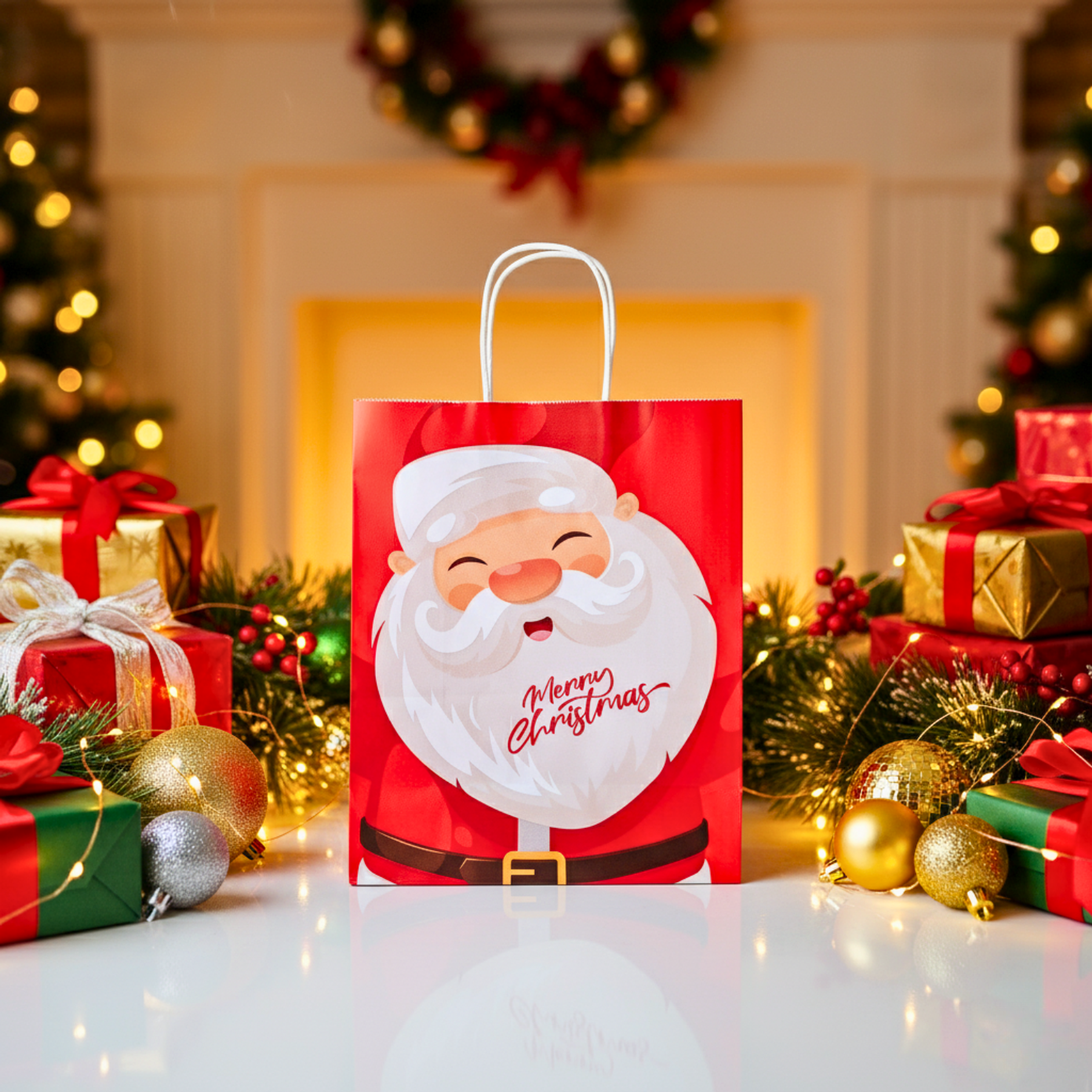 Bolsas navidad regalos 32cm (12pcs)