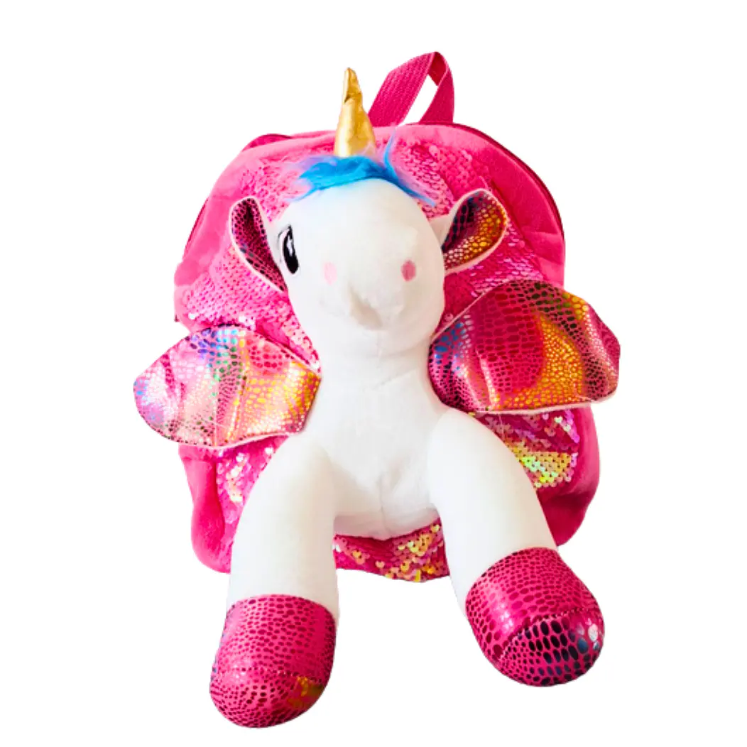 Mochila unicornio infantil niñas 30 Cm 9