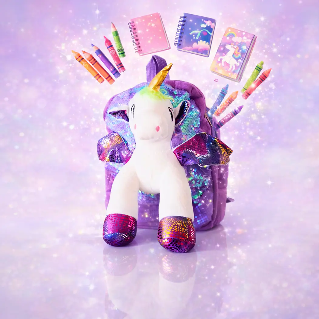 Mochila unicornio infantil niñas 30 Cm 14