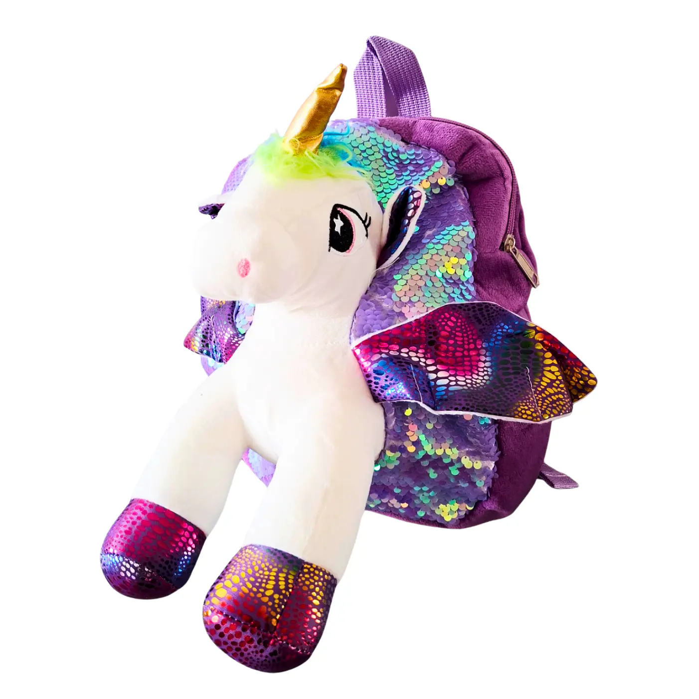 Mochila unicornio infantil niñas 30 Cm 16