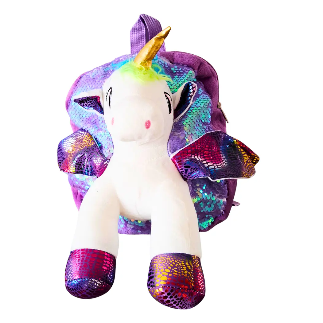 Mochila unicornio infantil niñas 30 Cm 10