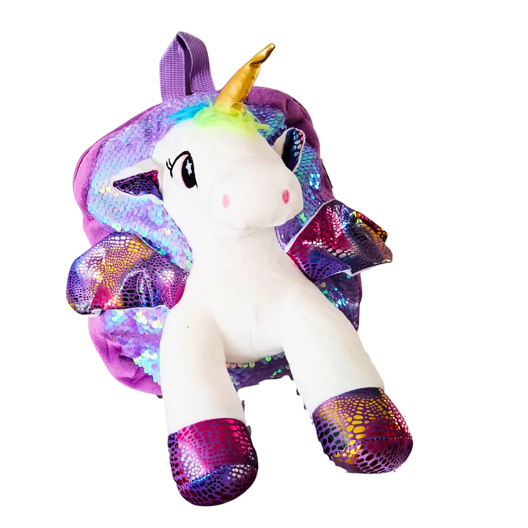 Mochila unicornio infantil niñas 30 Cm 3