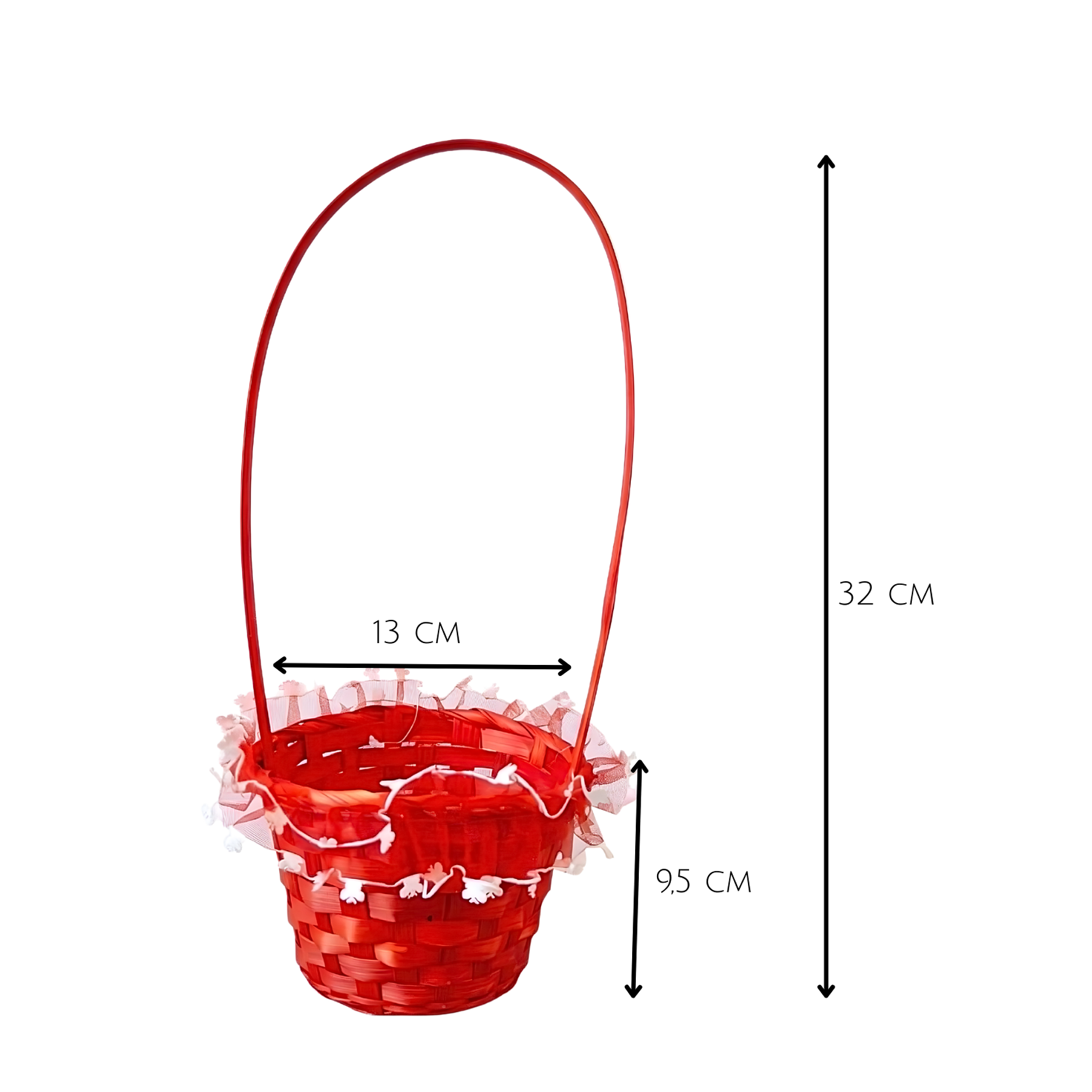 12 Canastos de Pascua Mimbre Kit Completo