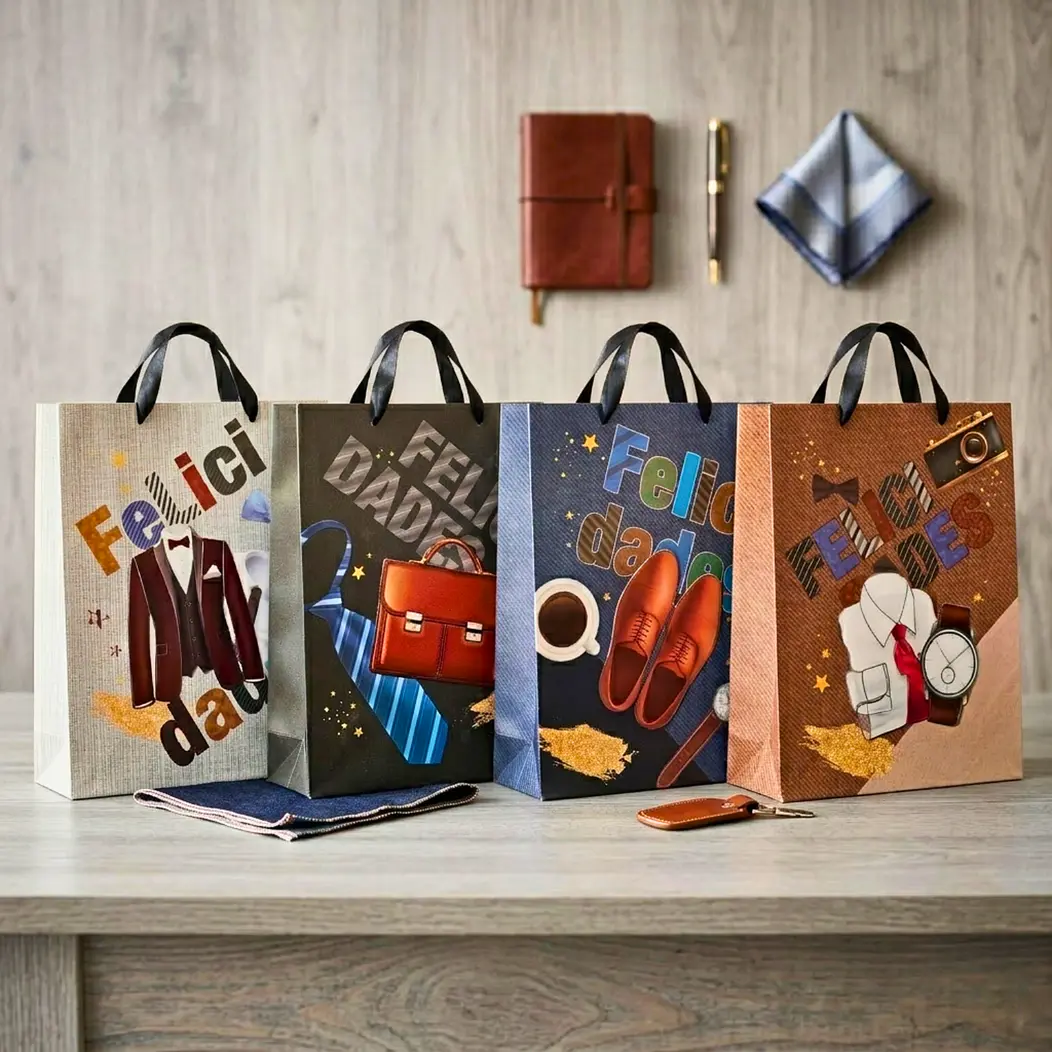 12 Bolsas Hombre 40 cm 4 diseños 12