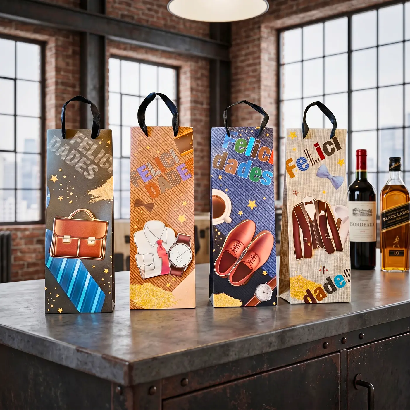 12 Bolsas para Vinos y Licor 36 cm 1