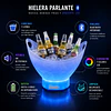 Hielera Parlante Bluetooth Luces LED 7L