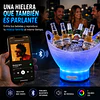 Hielera Parlante Bluetooth Luces LED 7L