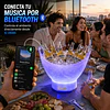 Hielera Parlante Bluetooth Luces LED 7L