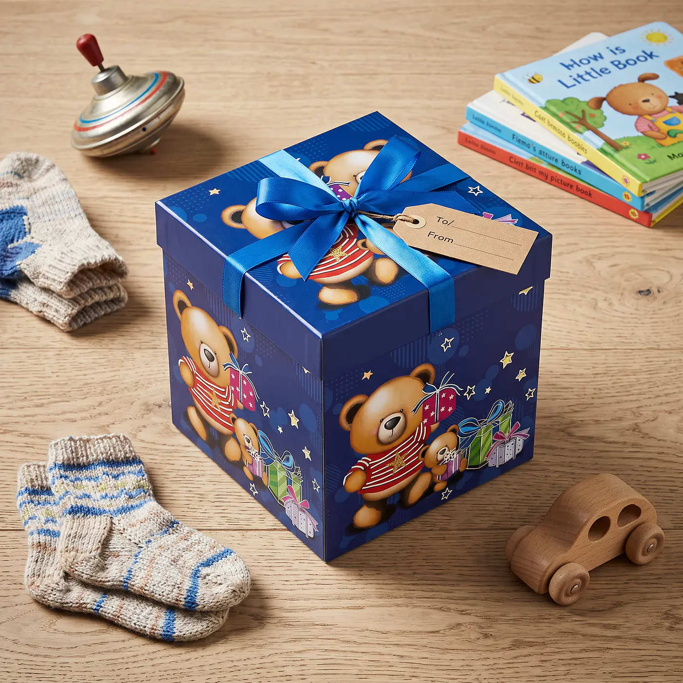 Cajas de Regalo Osos Día del Niño Cartón 22cm 12 Unidades 15