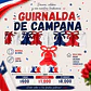 Pack 20 Guirnalda campana tricolor papel 2mt - Miniatura 1