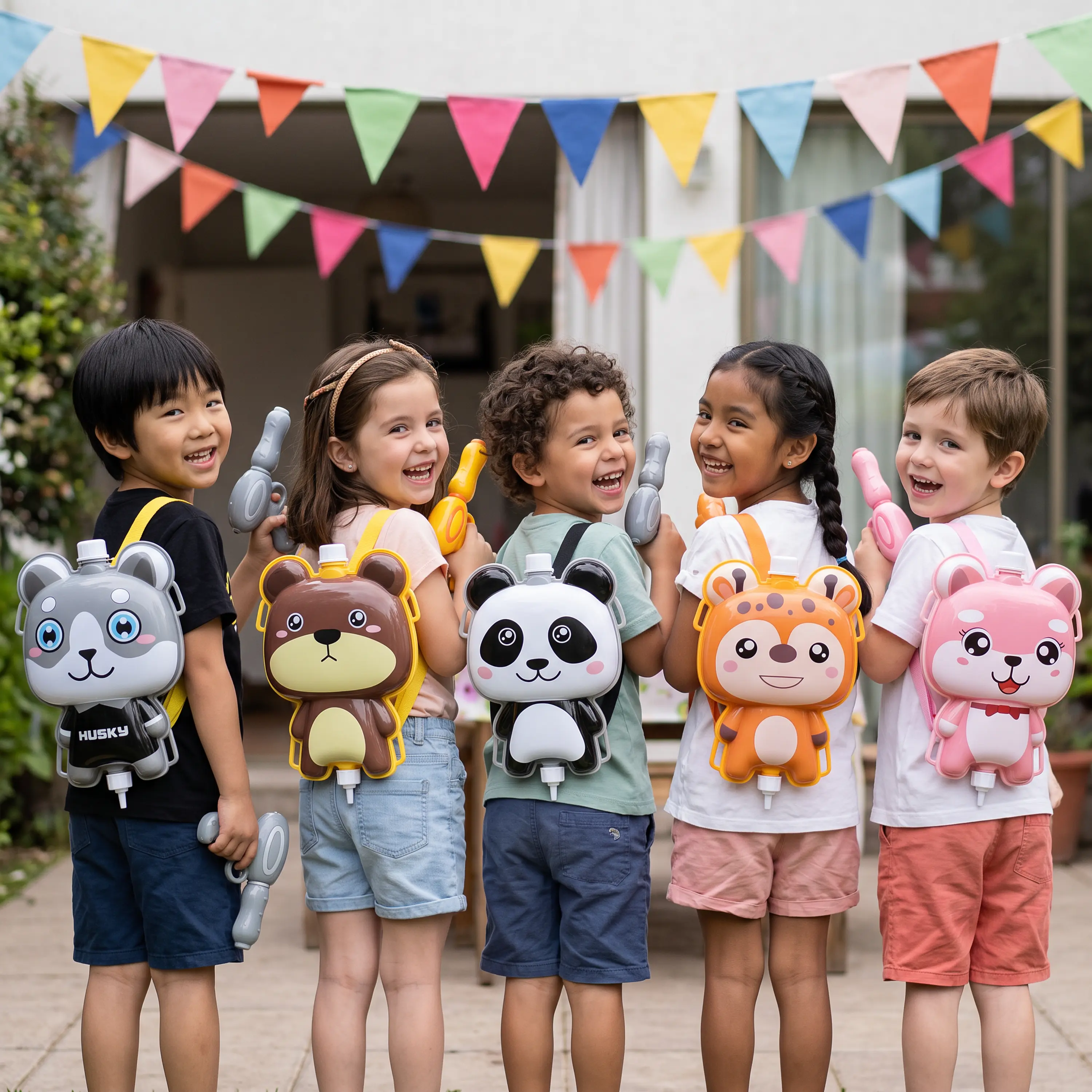 Mochila Lanza Agua para Niños con Pistola 1 Litro 2
