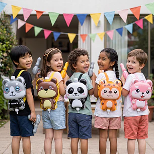 Mochila Lanza Agua para Niños con Pistola 1 Litro