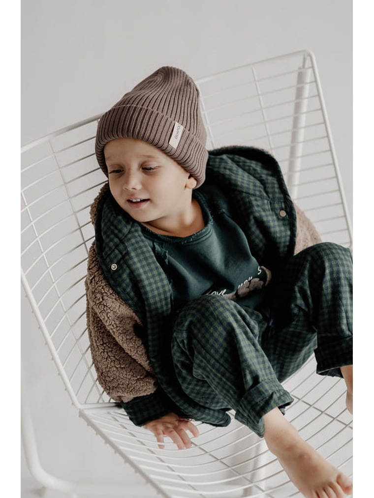 Gorro Moonie Castanho 6