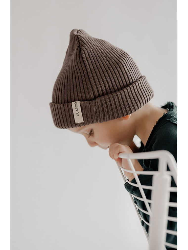 Gorro Moonie Castanho 4