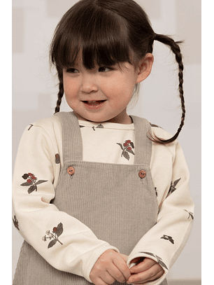 Jardineira Moonie Cinza