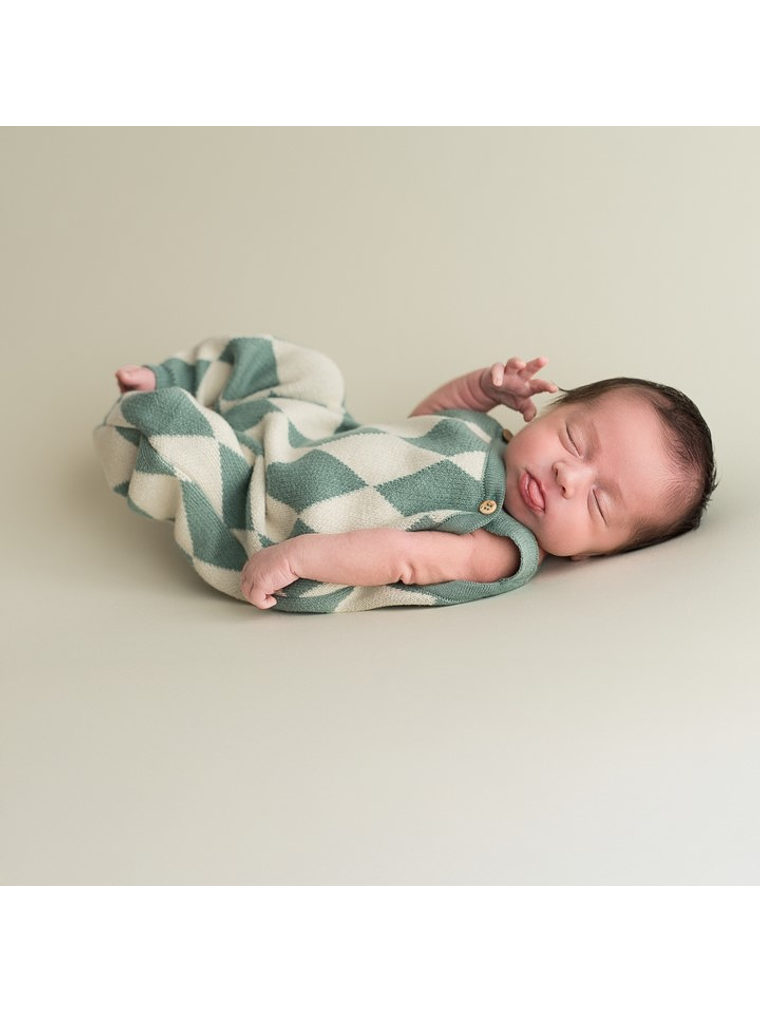 Jardineira Moonie Verde Diamante 1