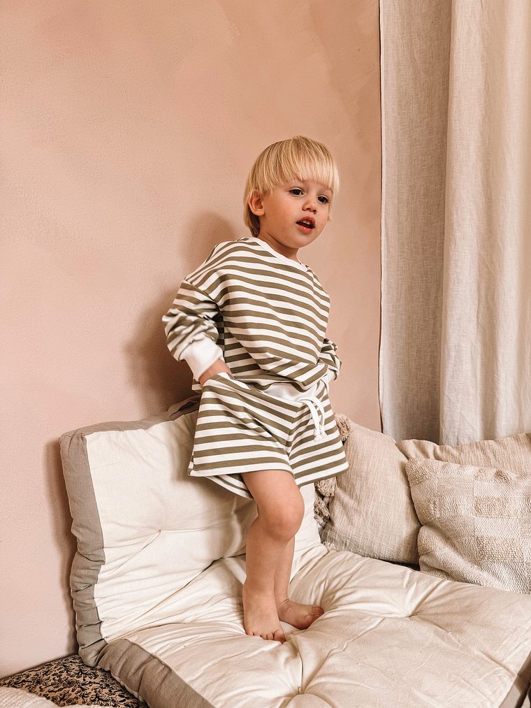 Sweater Wavy Azeitona 4