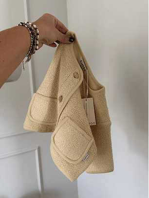 Casaco Moonie Amarelo Manteiga