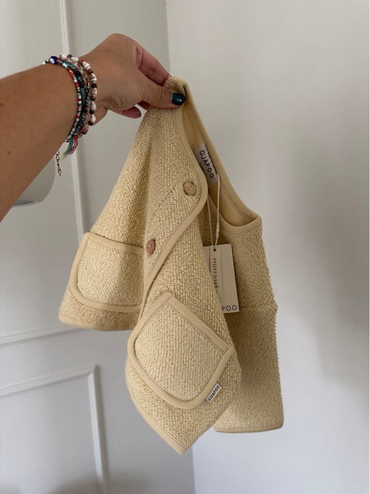 Casaco Moonie Amarelo Manteiga 1