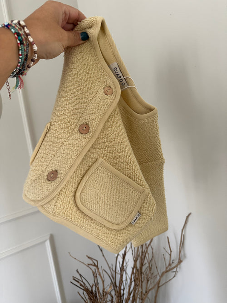 Casaco Moonie Amarelo Manteiga 3