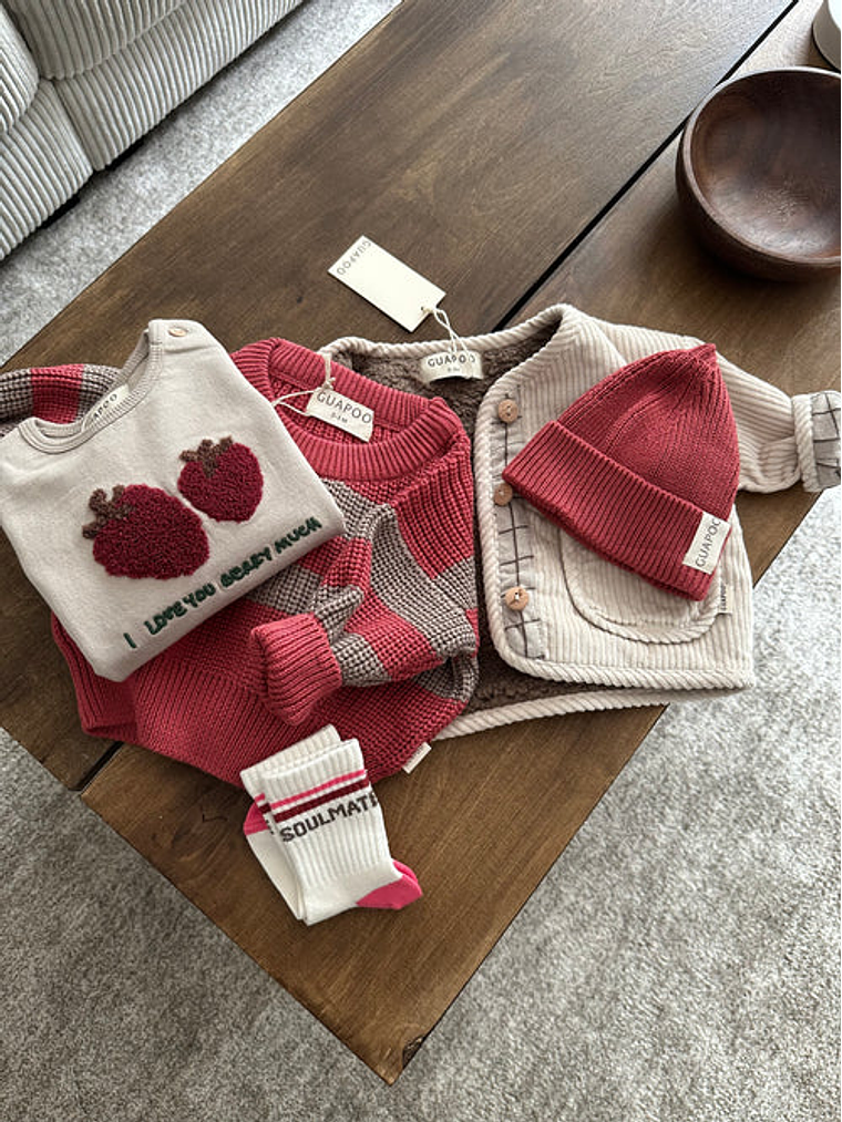 Gorro Moonie Framboesa 2