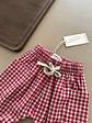 Calças Moonie Xadrez Vermelho - Thumbnail 4