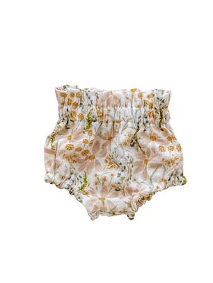 Tapa Fraldas Wavy Marfim Floral