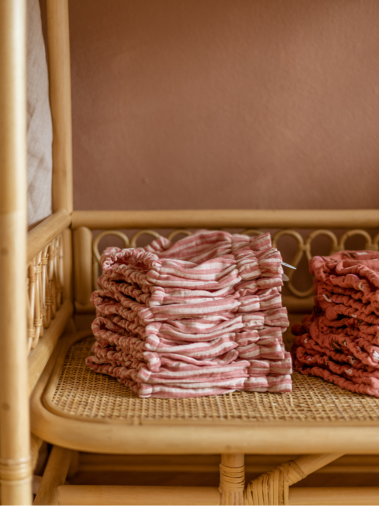 Tapa Fraldas Wavy Pêssego 6