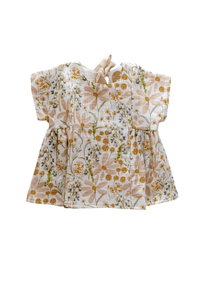 Vestido Wavy Marfim Floral