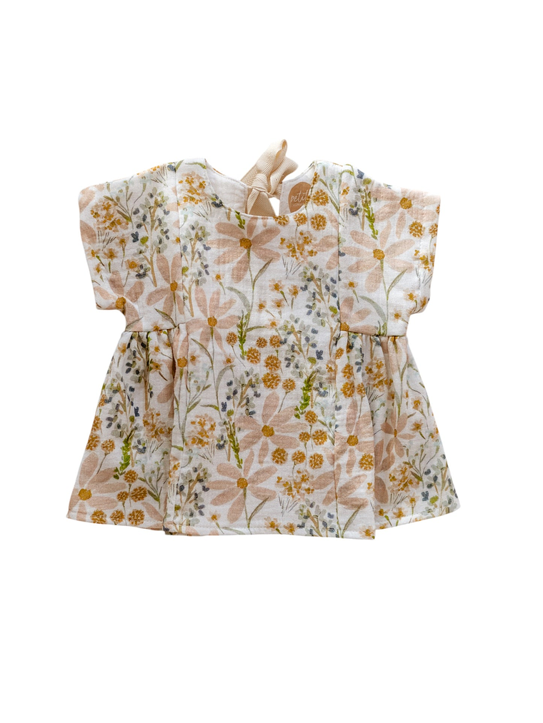 Vestido Wavy Marfim Floral 1